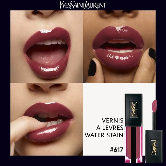 YSL Saint Laurent Beaute Fresh Glossy Stain 617 Dive In The Nude BRAND NEW - Picture 2 of 4